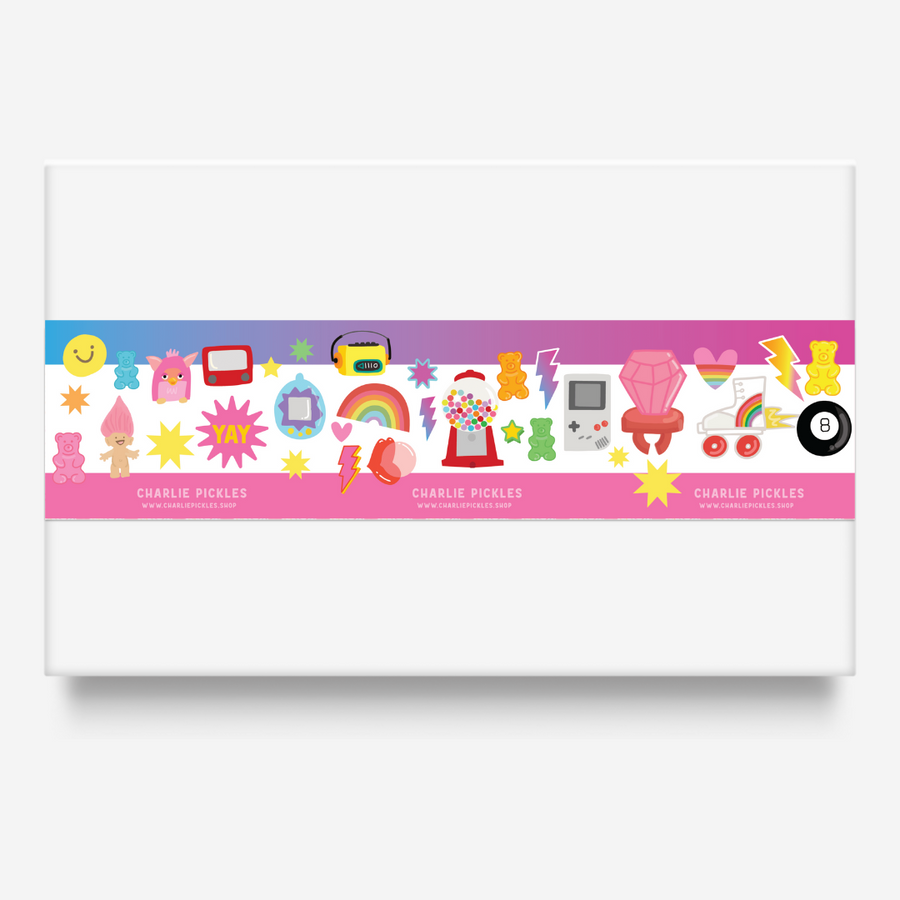 Retro Fun | Tape To Seal Gift Box