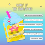 Blue Raspberry Slushy Kid's Mask