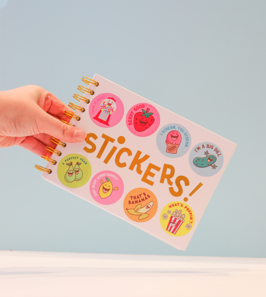 80's Sticker Collection | Hardcover Sticker Book