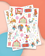 Circus Kids Temporary Tattoos
