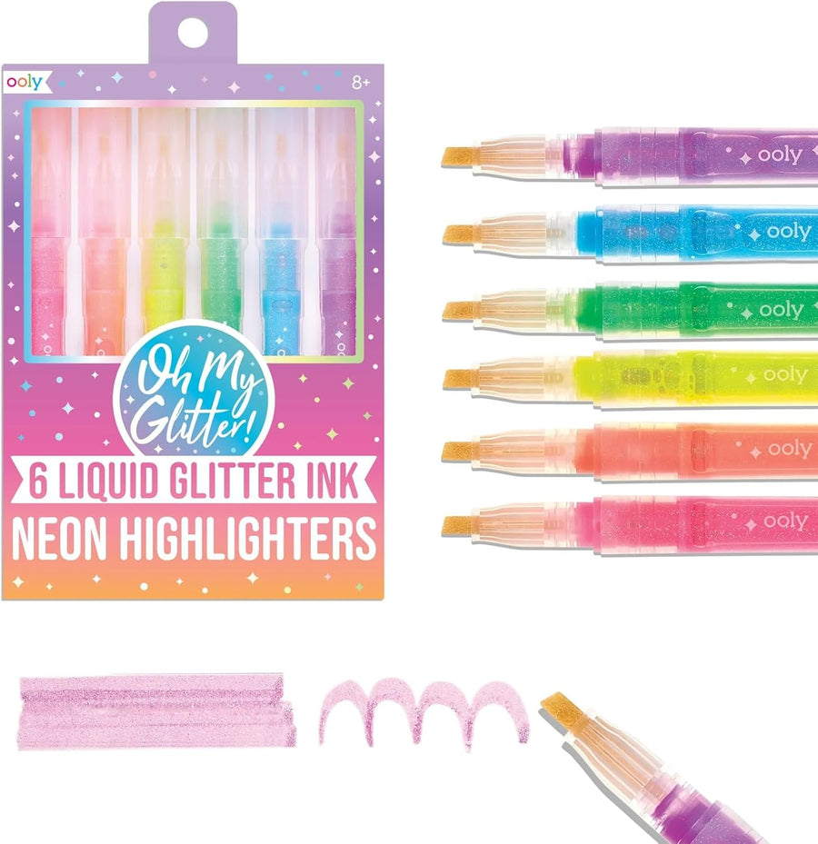 Oh My Glitter! Neon Highlighters