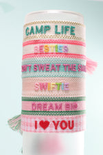 Dream Big  | Embroidered Bracelet