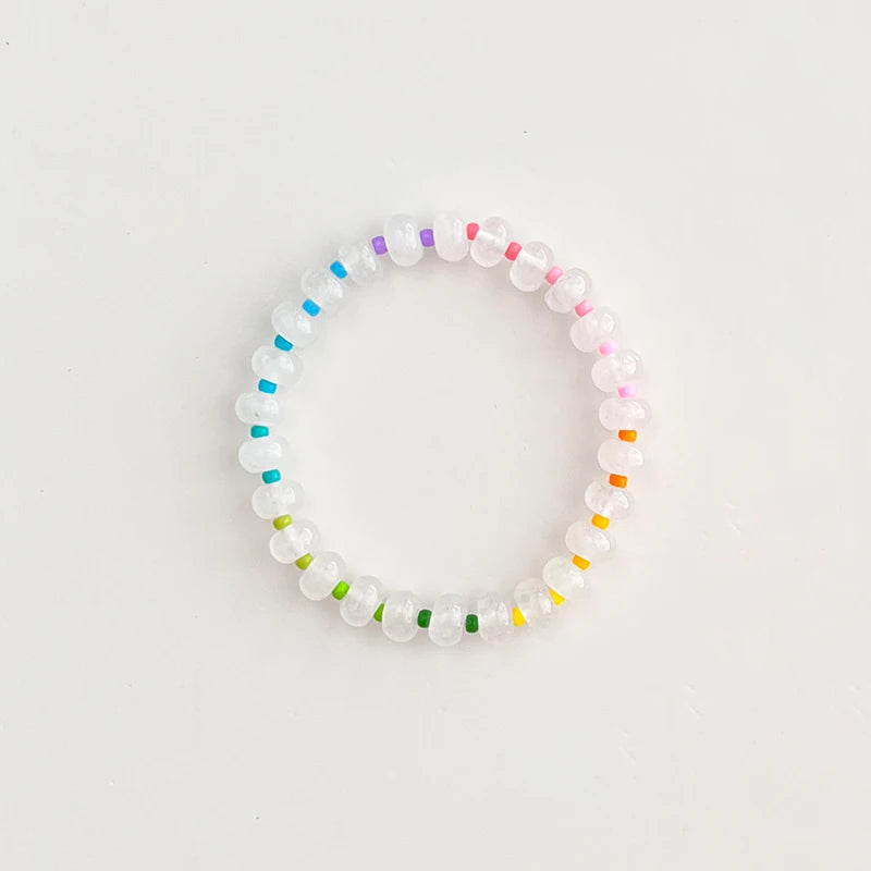 Stone Beads Bracelet, Icicle