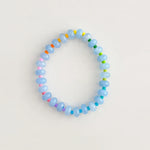 Stone Beads Bracelet, Aqua