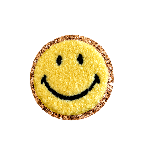 Smiley Patch, Light Yellow
