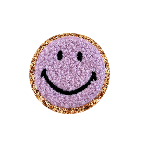 Smiley Patch, Purple