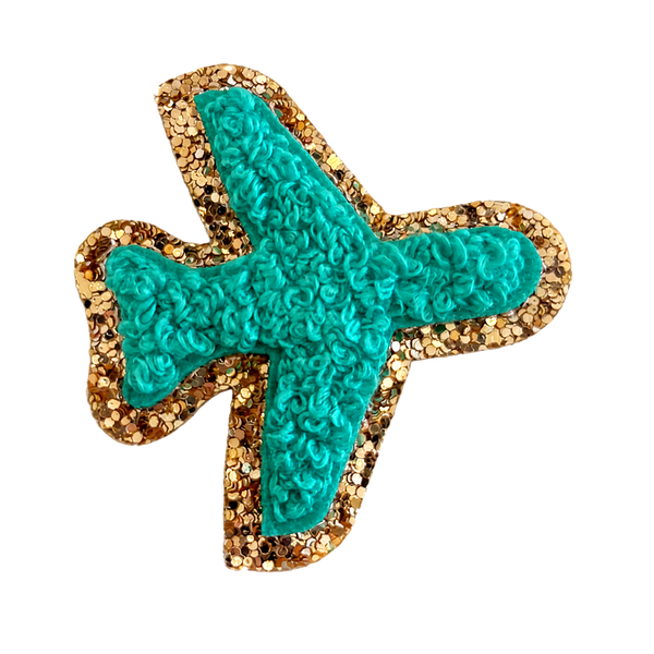 Airplane Patch, Dark Green