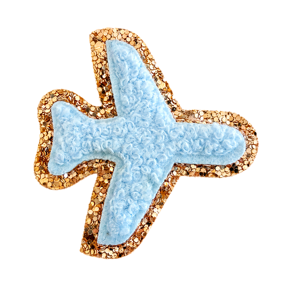 Airplane Patch, Light Blue