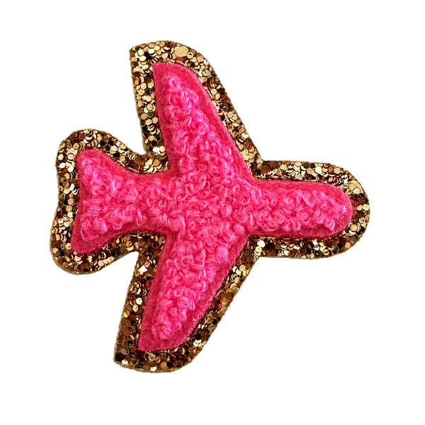 Airplane Patch, Hot Pink