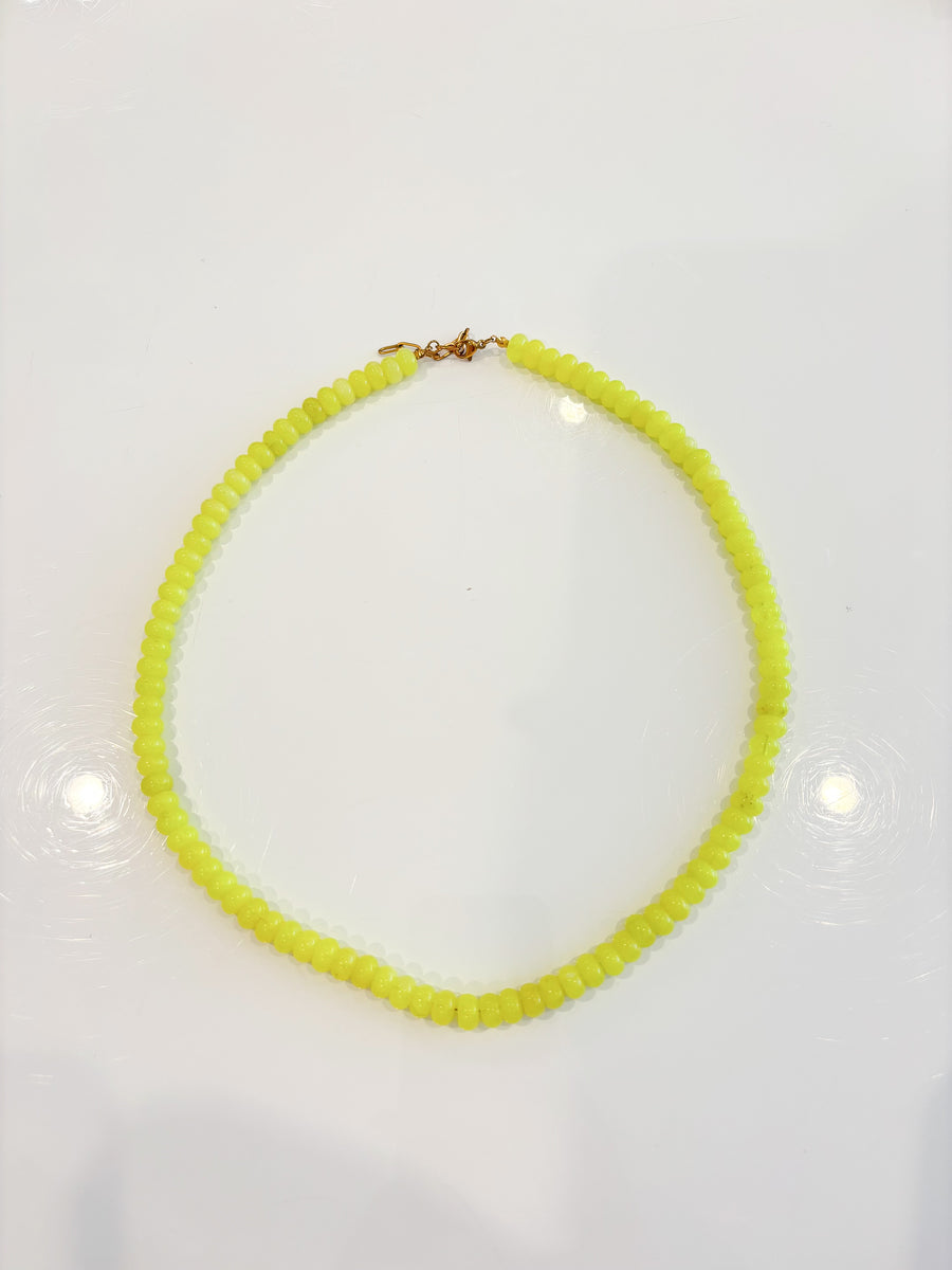 Electric Lemonade, Bead Necklace