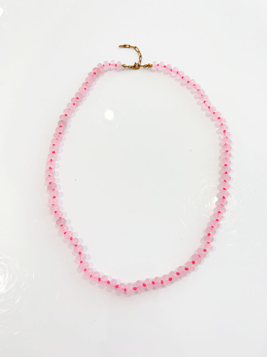 Electric Lemonade, Bead Necklace