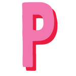 monogram-letter-P-pink-large