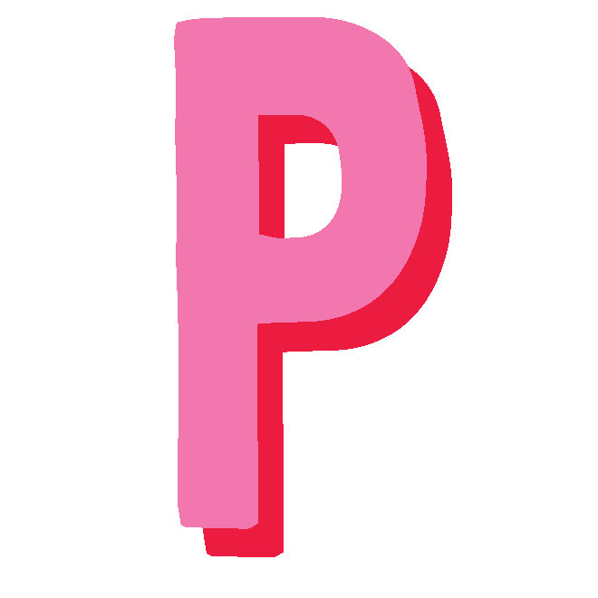 monogram-letter-P-pink-large
