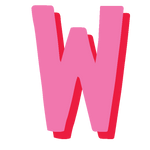 monogram-letter-W-pink-large