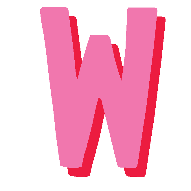 monogram-letter-W-pink-large