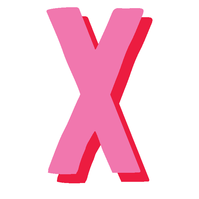 monogram-letter-X-pink-large