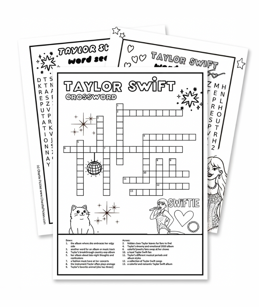 Swiftie Activity Bundle