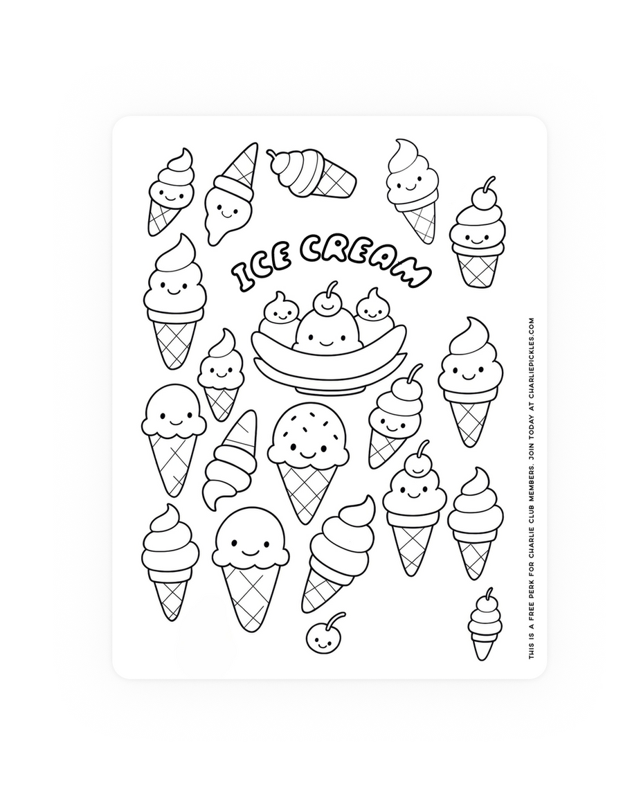 Ice Cream Free Printable