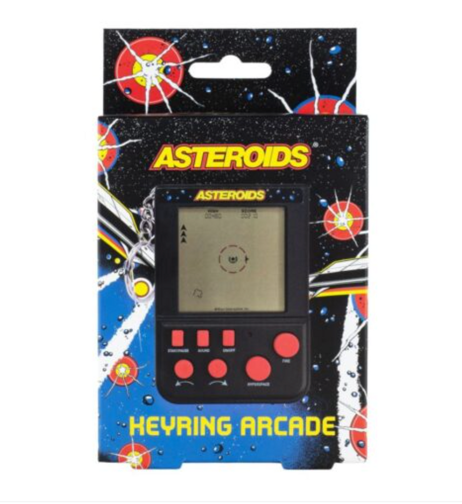 Asteroids Keyring Arcade