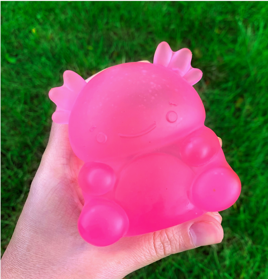 Super Duper Sugar Squisher Toy - Axolotl