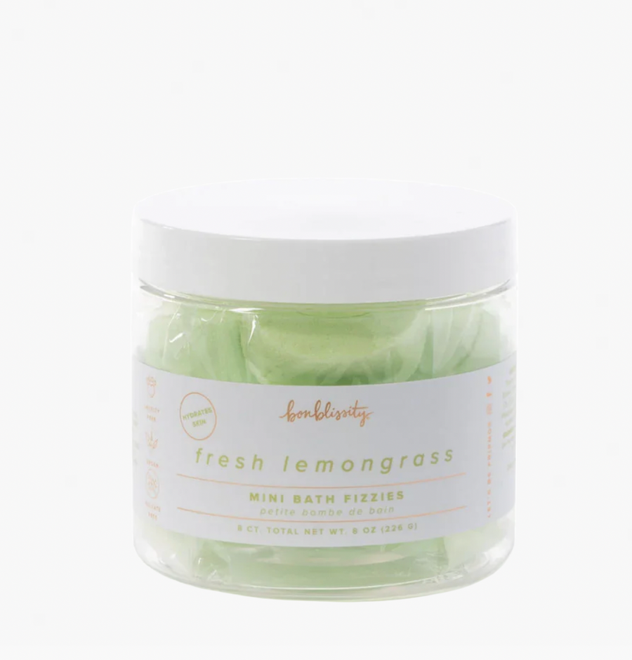 Fresh Lemongrass Mini Bath Fizzies (8 pc)