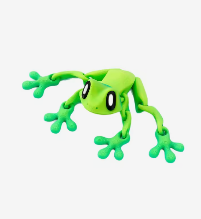 Flexi Frog with magnets, 3D Print