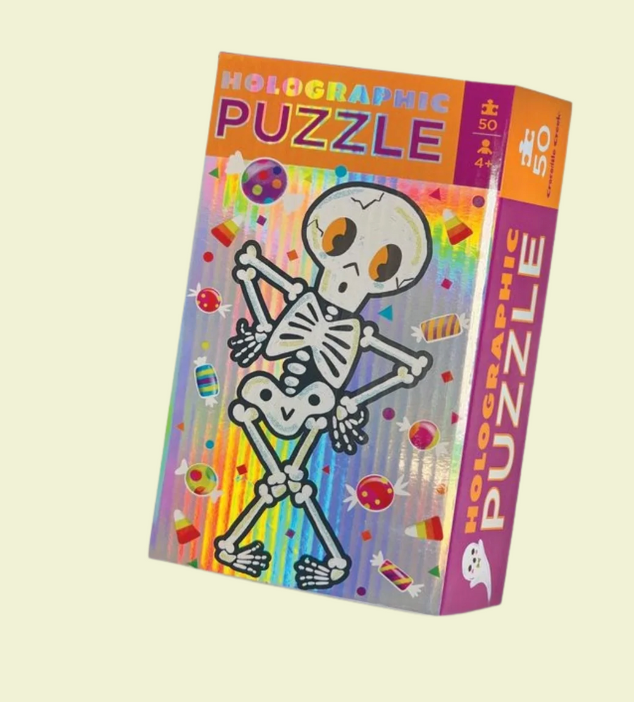 Skeleton Hologram Halloween 50pc Puzzle
