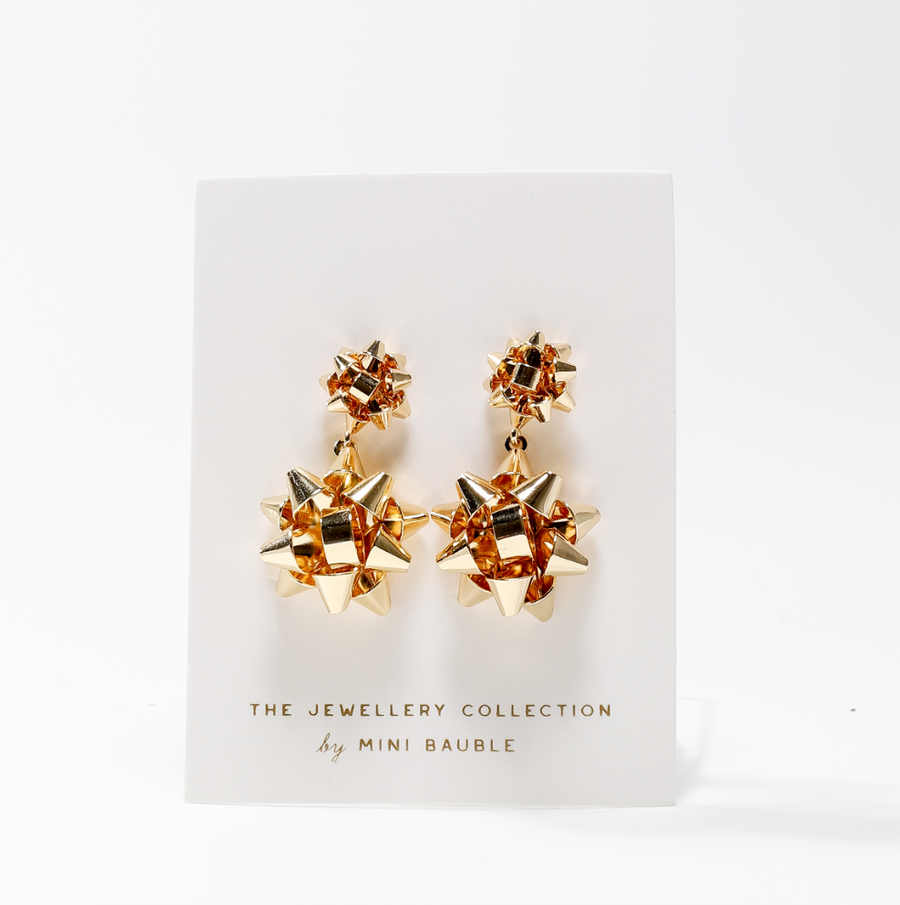 Bow Earrings (Double)