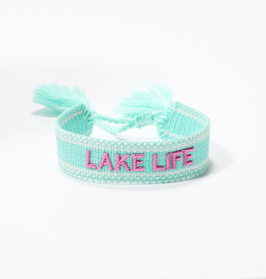 Lake Life | Embroidered Bracelet