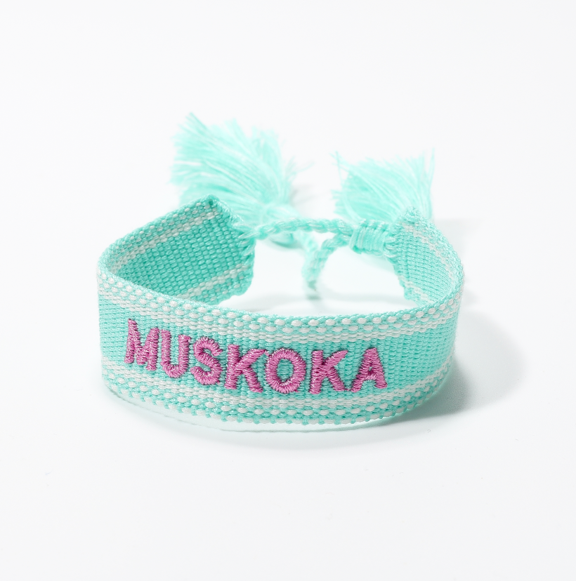 Muskoka | Embroidered Bracelet