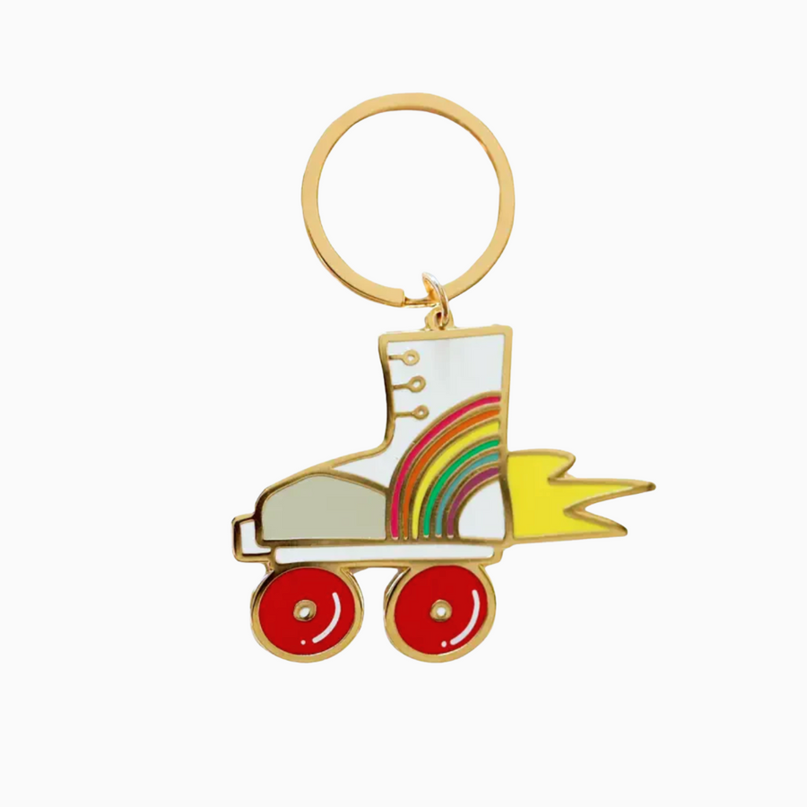 Rollerskate, Enamel Bag Charm