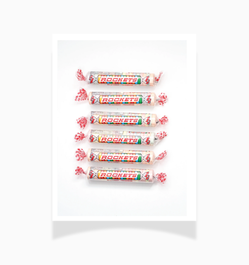 Rocket Candy Art Print