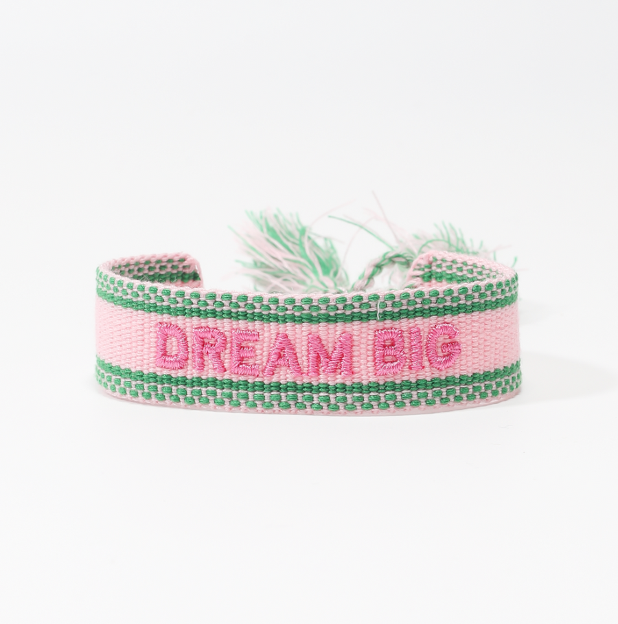 Dream Big  | Embroidered Bracelet