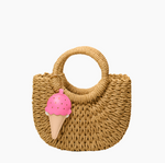 Handmade straw purse - Small