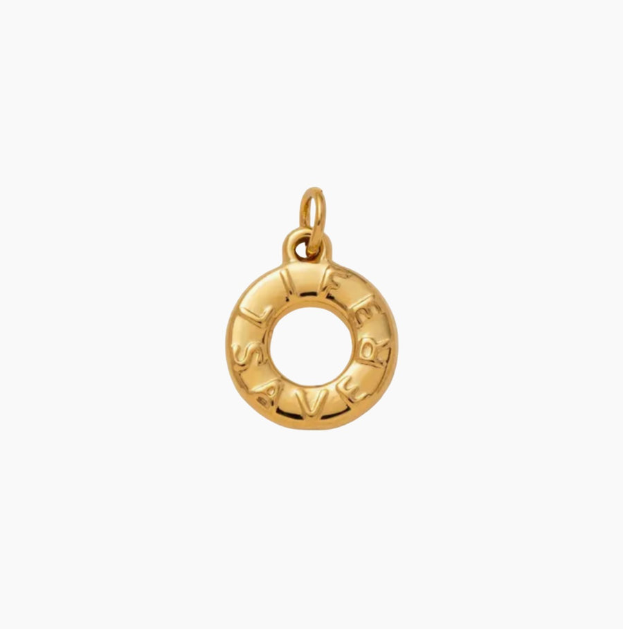 Charm | Life Saver 18k Gold Plated