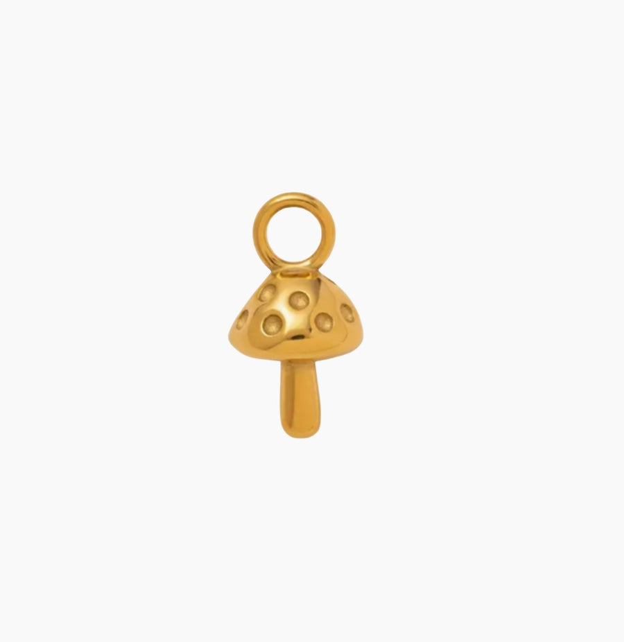 Charm | Mushroom 18k gold plated