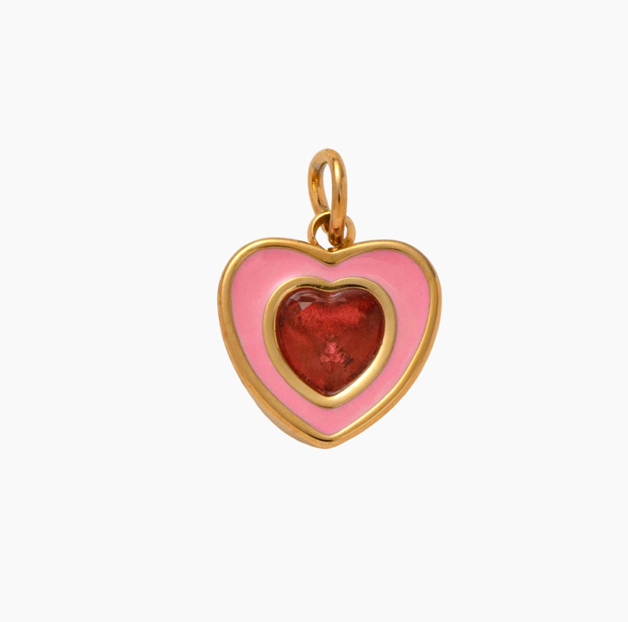 Heart Charm | 18k Gold Plated