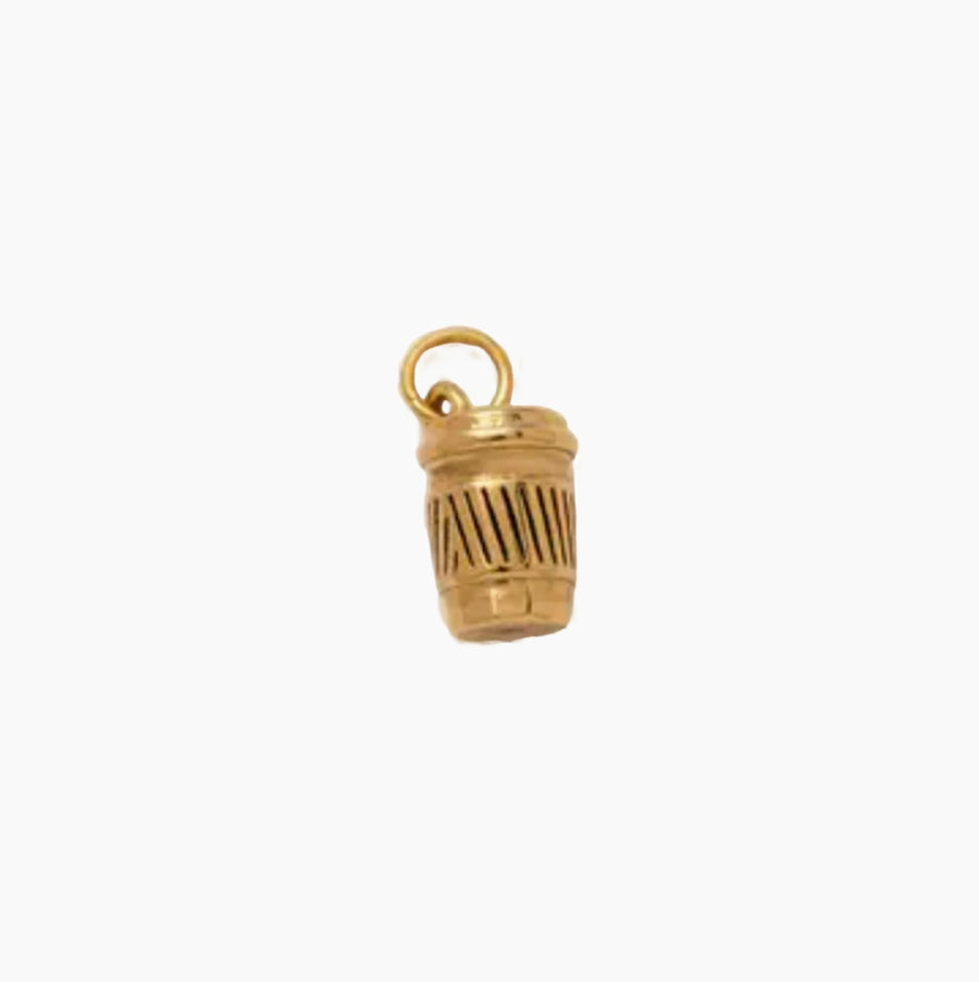 Coffee Charm | 18k Gold Plated