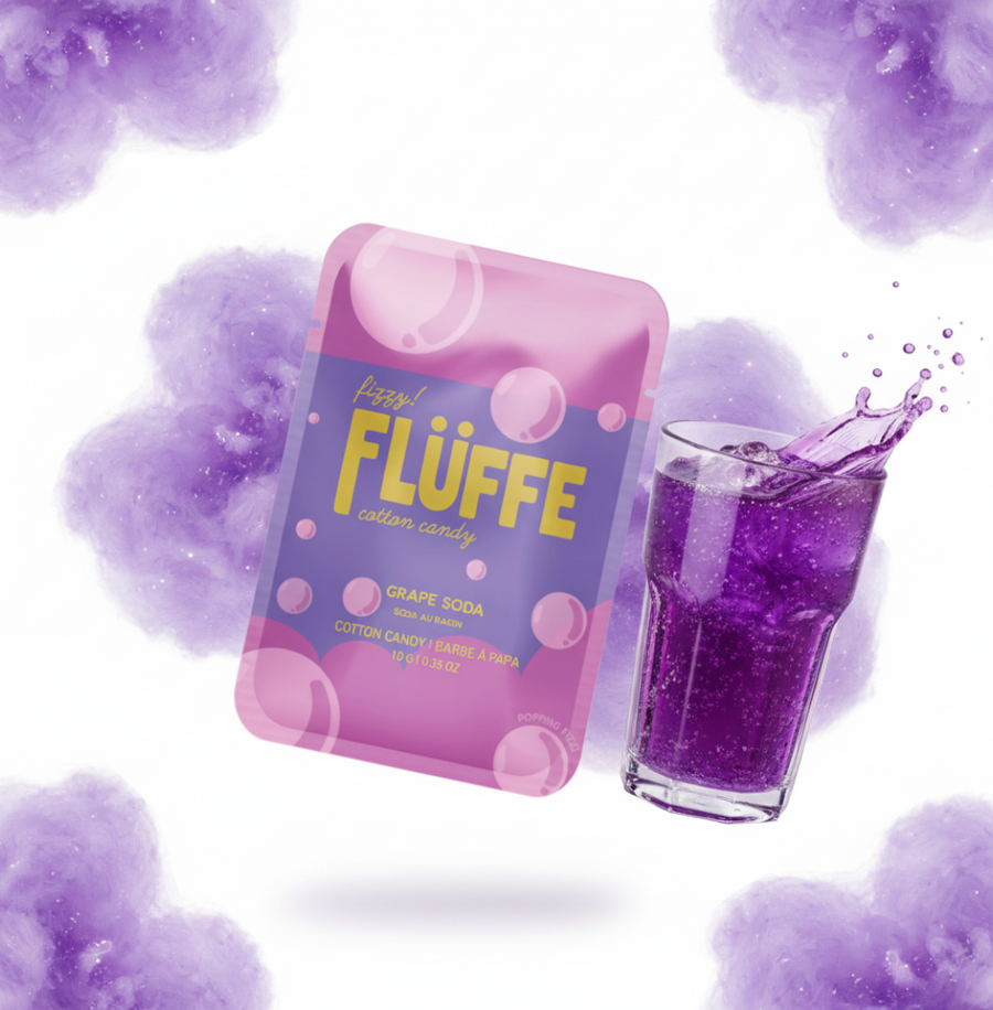 Flüffe Cotton Candy | Grape Soda