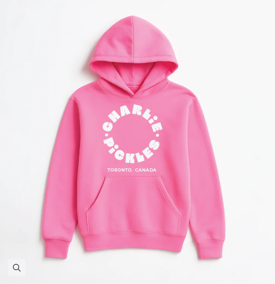 Neon Pink Adult Hoodie