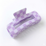 Checkered Hair Claw