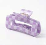 Checkered Hair Claw