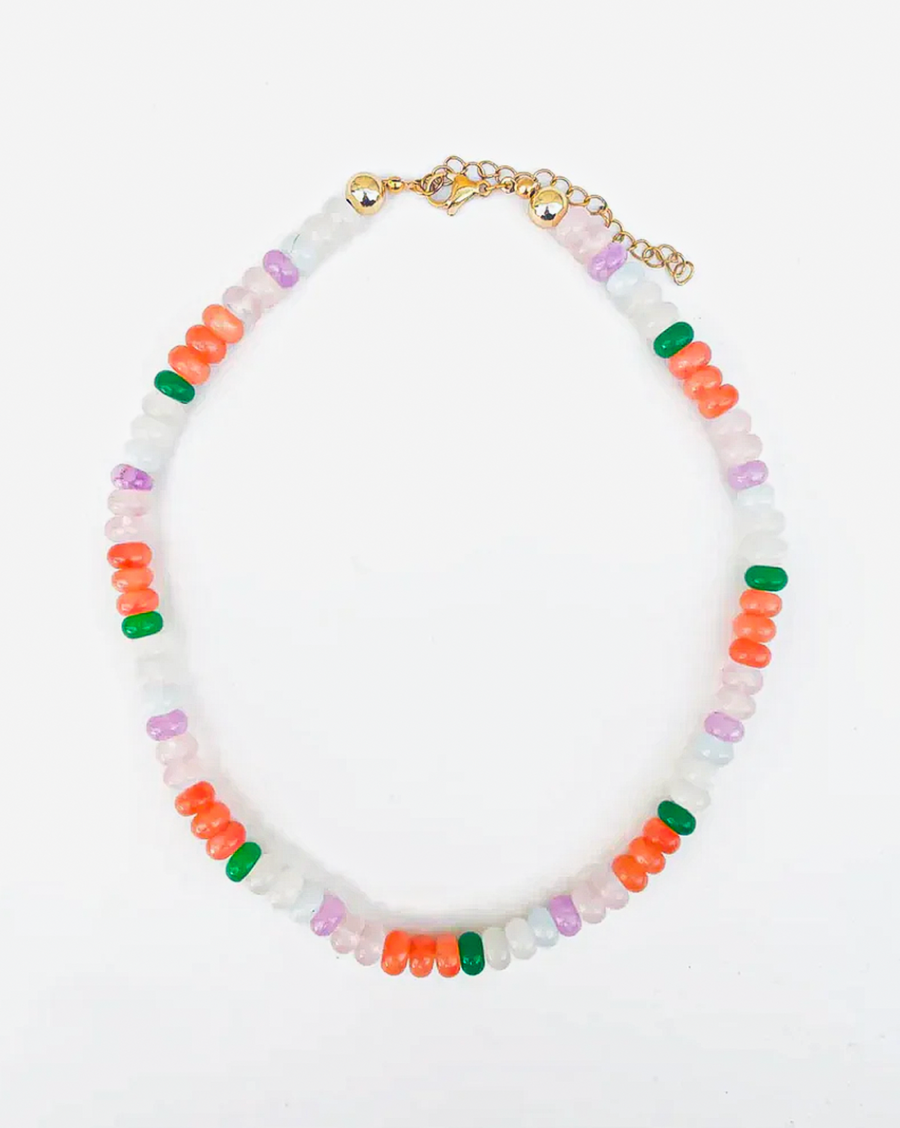 Freshly Squeezed - Rainbow Gemstone Necklace