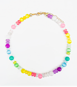Rock Candy- Rainbow Gemstone Necklace