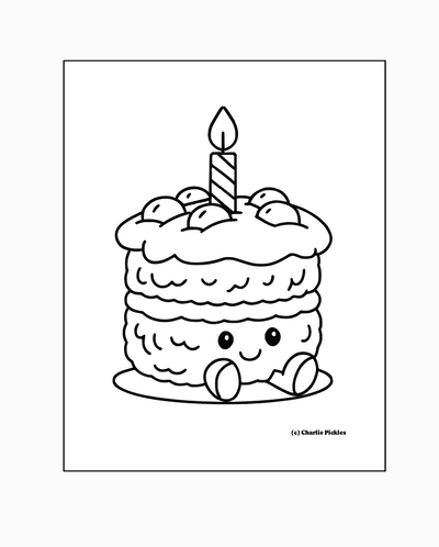 Cake, Free Printable