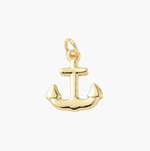Gold Harbor Anchor Charm