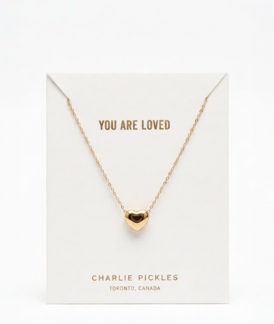 You Are Loved, 18K Gold Plated Necklace