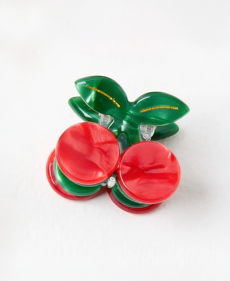 Mini Cherry Hair Clip