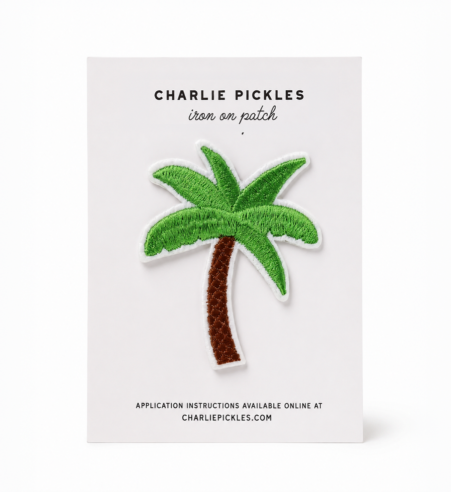 Palm Tree, Iron on Patch