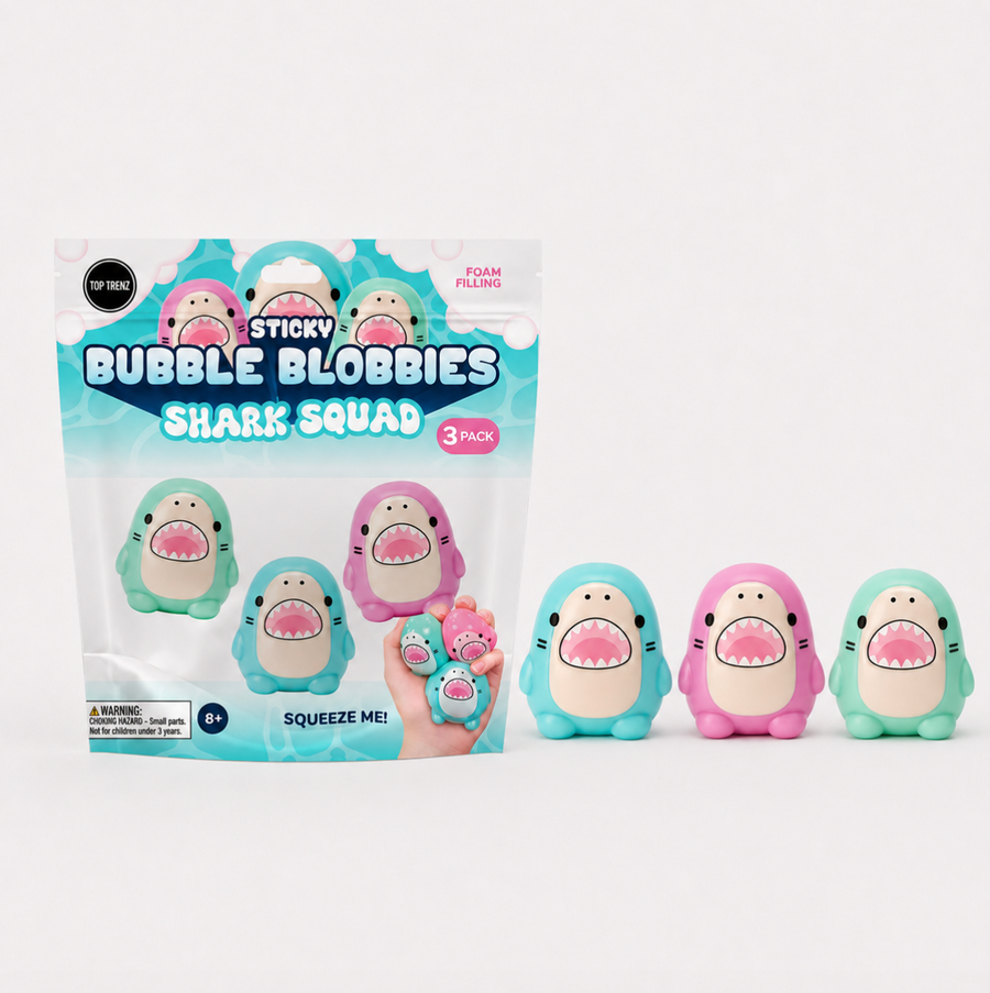 Sticky Bubble Blobbies Shark Squad